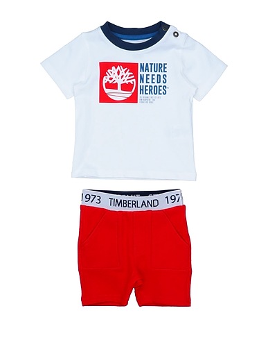 TIMBERLAND Baby co-ord White 100% Cotton, Elastane