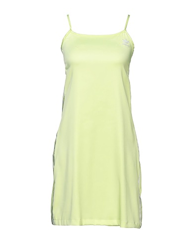 ADIDAS ORIGINALS Kurzes Kleid Limettengrün 97% Recyceltes Polyester, 3% Elastan
