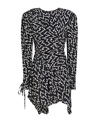 ISABEL MARANT Short dress Black 91% Silk, 9% Elastane