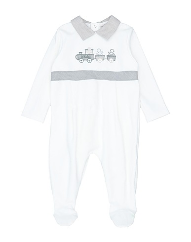 LE BEBÉ Baby jumpsuit  White 94% Cotton, 6% Elastane