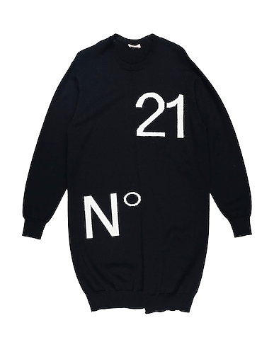 N°21 Dress Black 50% Acrylic, 50% Wool, Nylon, Polyamide, Mohair wool
