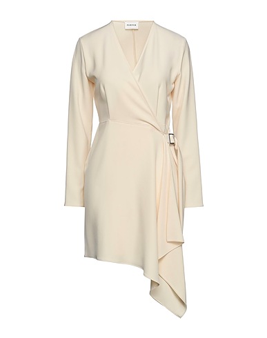 P.A.R.O.S.H. Short dress Ivory 97% Polyester, 3% Elastane