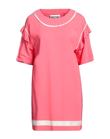MOSCHINO Short dress Coral 97% Viscose, 3% Elastane