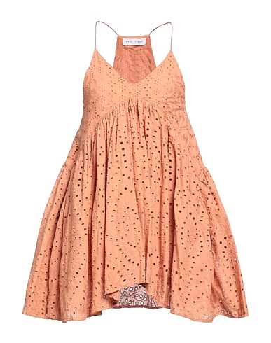 WEILI ZHENG Short dress Blush 100% Cotton