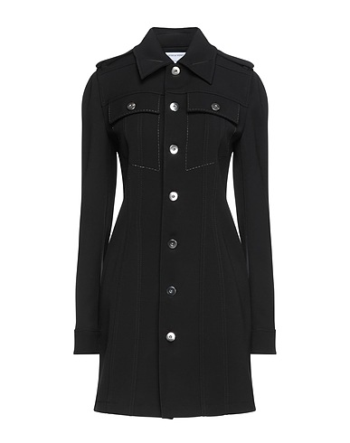 BOTTEGA VENETA Shirt dress Black 90% Wool, 8% Polyamide, 2% Elastane
