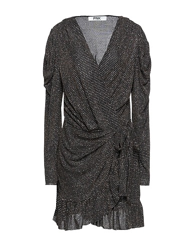 PNK Short dress Black 100% Polyester