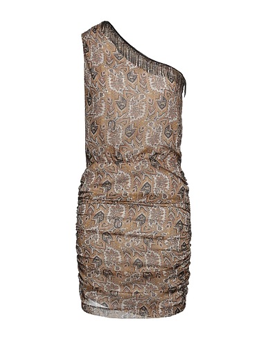 GAëLLE Paris Sheath dress Beige 100% Polyester
