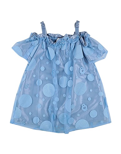 SIMONETTA Dress X CHANTECLER Sky blue 100% Polyamide, Polyester