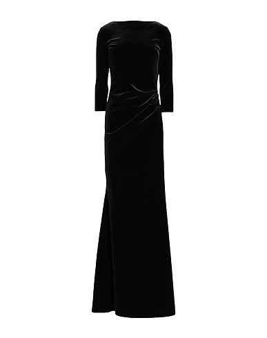 CHIARA BONI LA PETITE ROBE Langes Kleid Schwarz 45% Polyester, 35% Polyamid, 20% Elastan
