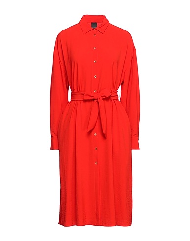 PINKO Midi dress Red 94% Polyester, 6% Elastane
