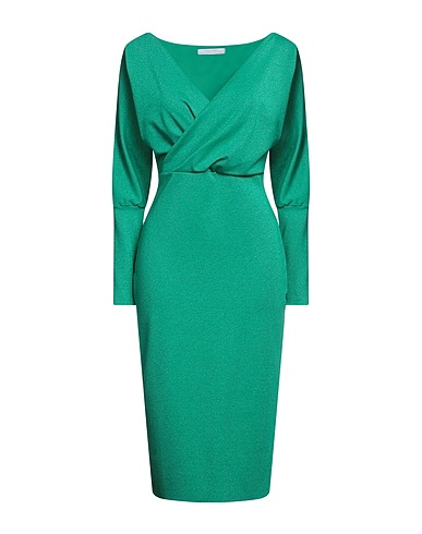 CHIARA BONI LA PETITE ROBE Midi dress Emerald green 72% Polyamide, 28% Elastane