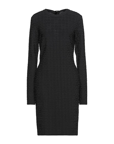 GIVENCHY Midi dress Black 89% Viscose, 10% Polyamide, 1% Elastane