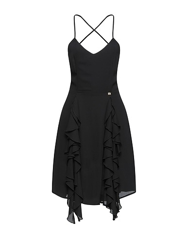 GIL SANTUCCI Midi dress Black 100% Polyester