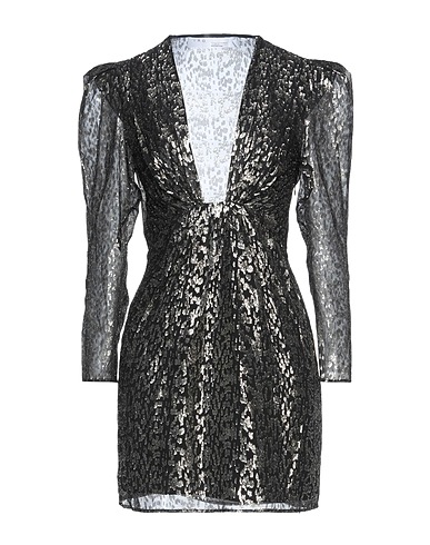 IRO Sequin dress Black 70% Silk, 30% Metallic fiber