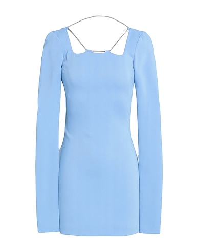 1017 ALYX 9SM Sheath dress Sky blue 97% Viscose, 3% Elastane