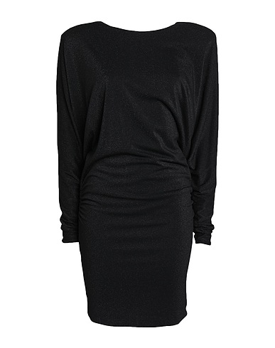 ALEXANDRE VAUTHIER Short dress Black 66% Viscose, 15% Metallic Polyester, 15% Polyamide, 4% Elastane