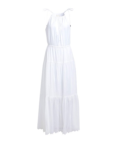 MICHAEL MICHAEL KORS Long dress CTN LAWN HALTER DRS
 White 100% Cotton