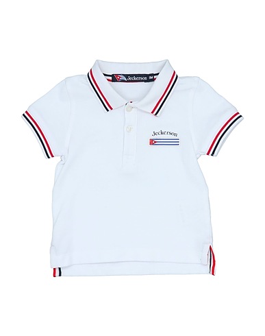 JECKERSON Polo shirt White 100% Cotton