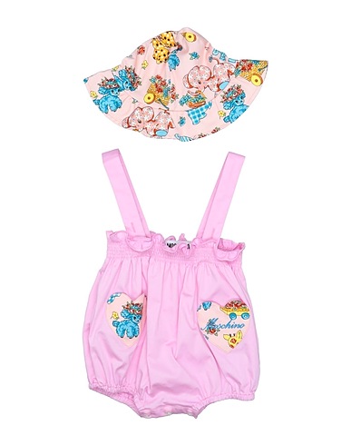 MOSCHINO BABY Set baby Rosa 97% Cotone, 3% Elastan, Poliestere