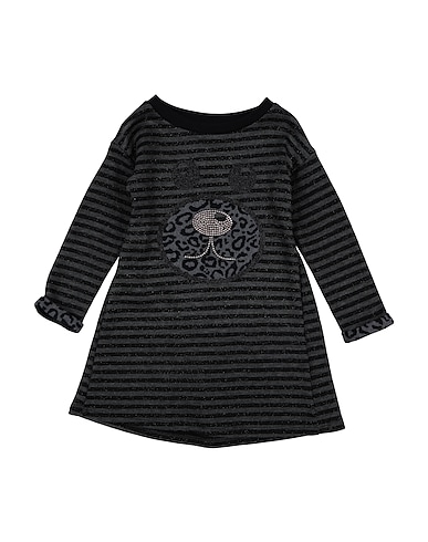 MEILISA BAI Vestito Grigio 75% Cotone, 25% Poliestere