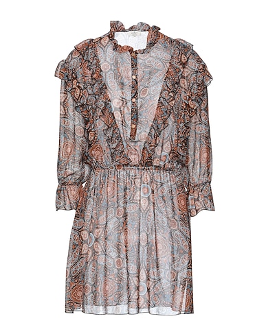 REBEL QUEEN by LIU •JO Vestito corto Marrone 100% Poliestere