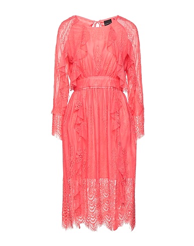 MARC ELLIS Midi dress Salmon pink 100% Polyamide