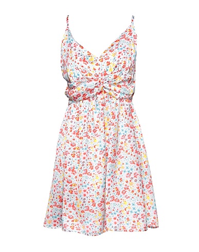 RELISH Short dress White 100% Polyester