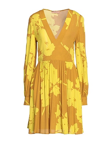 TWINSET Short dress Marigold 100% Viscose, Mother-of-pearl