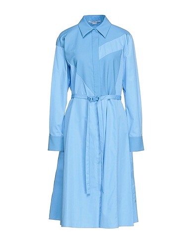 STELLA McCARTNEY Hemdkleid Himmelblau 100% Baumwolle