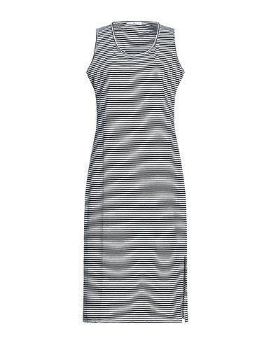 MR MASSIMO REBECCHI Midi dress Black 90% Cotton, 10% Elastane