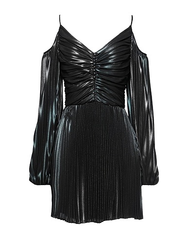 SIMONA CORSELLINI Short dress Charcoal 100% Polyester