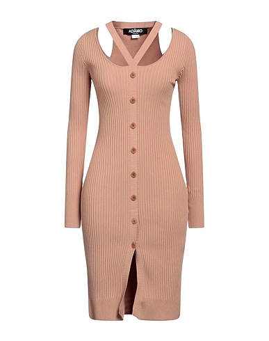 ANDREĀDAMO Sheath dress Blush 80% Viscose, 10% Polyester, 9% Polyamide, 1% Elastane