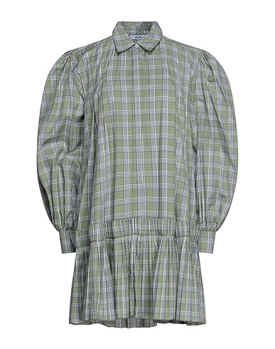 JIJIL Short dress Military green 60% Cotton, 40% Polyester