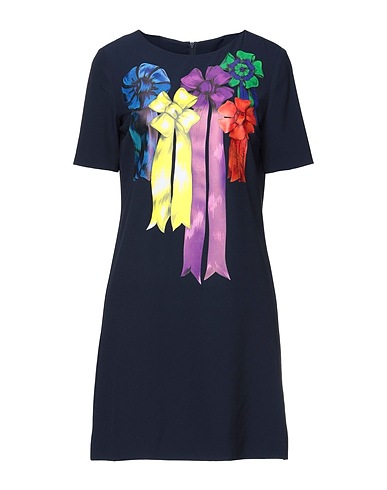 BOUTIQUE MOSCHINO Kurzes Kleid Nachtblau 92% Polyester, 8% Elastan