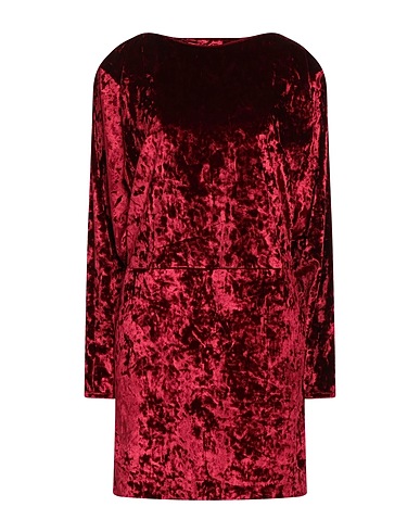 MANILA GRACE Vestito corto Bordeaux 90% Poliestere, 10% Elastan