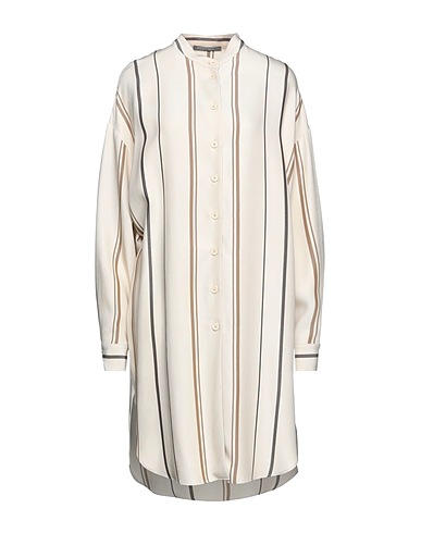 ALBERTA FERRETTI Office dress Beige 93% Viscose, 7% Silk
