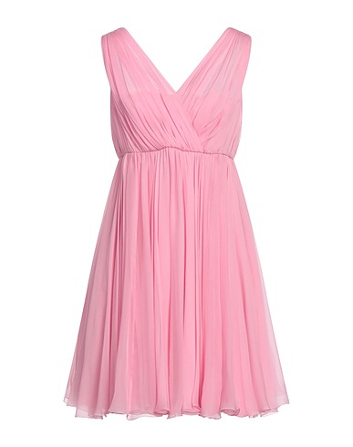 DOLCE&GABBANA Short dress Pink 100% Silk
