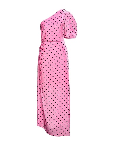 VIVETTA Langes Kleid Rosa 82% Viskose, 18% Seide