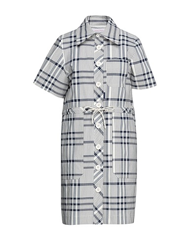 SEE BY CHLOÉ Shirt dress Midnight blue 96% Cotton, 4% Elastane