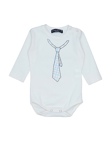 MANUELL & FRANK Bodysuit White 100% Cotton
