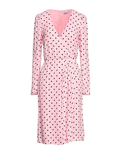 REDValentino ひざ丈ワンピース ピンク レーヨン 100%