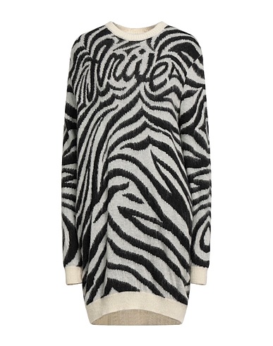 ANIYE BY Robe courte Ivoire 56% Acrylique, 18% Polyamide, 14% Laine, 8% Laine mohair, 4% Laine d'alpaga