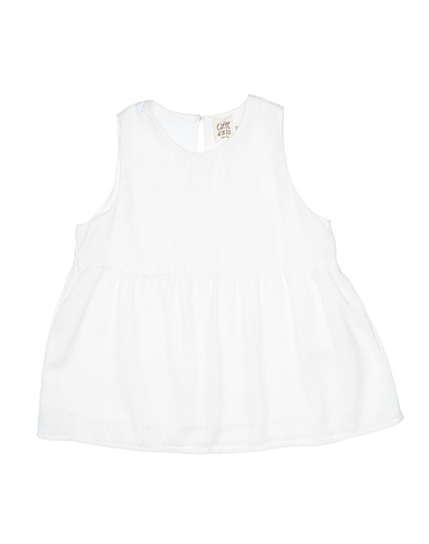 CAFFÉ D'ORZO Top White 95% Polyester, 5% Elastane