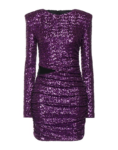 SIMONA CORSELLINI Sequin dress Mauve 100% Polyester