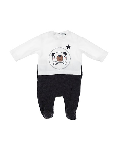 Y-CLÙ Baby jumpsuit  White 100% Cotton