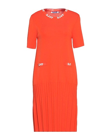 SJYP Vestito corto Arancione 73% Rayon, 27% Nylon