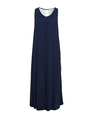 CAFèNOIR Midi dress Midnight blue 95% Polyester, 5% Elastane