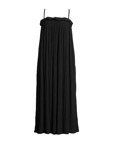 SPORTMAX 롱 원피스 블랙 100% 폴리에스테르