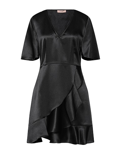 TWINSET Short dress Black 100% Polyester