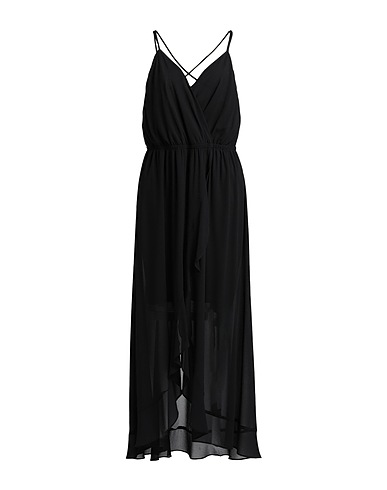TWINSET Long dress Black 100% Polyester